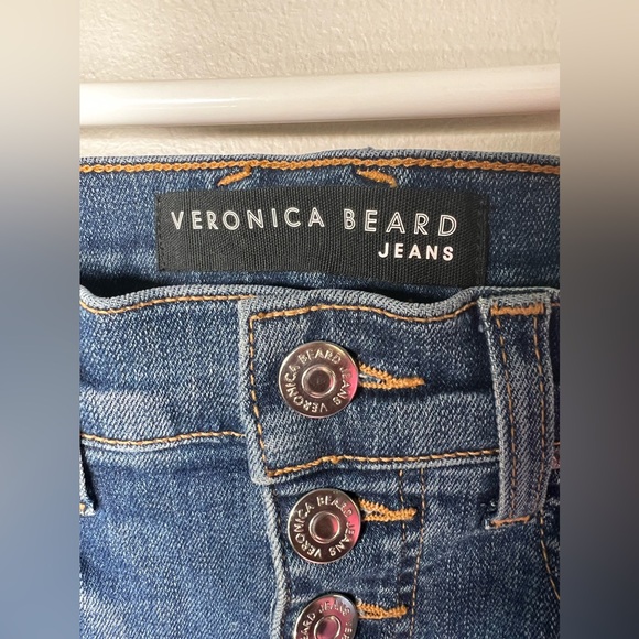 Veronica Beard Debbie Ankle Skinny High Rise  Medium Wash  Jeans Size 27 - Picture 4 of 8